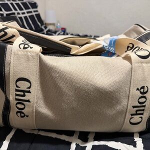 Beige Duffel Bag for women